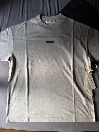 Fear of God Essentials T-shirt Heather Stone S Small