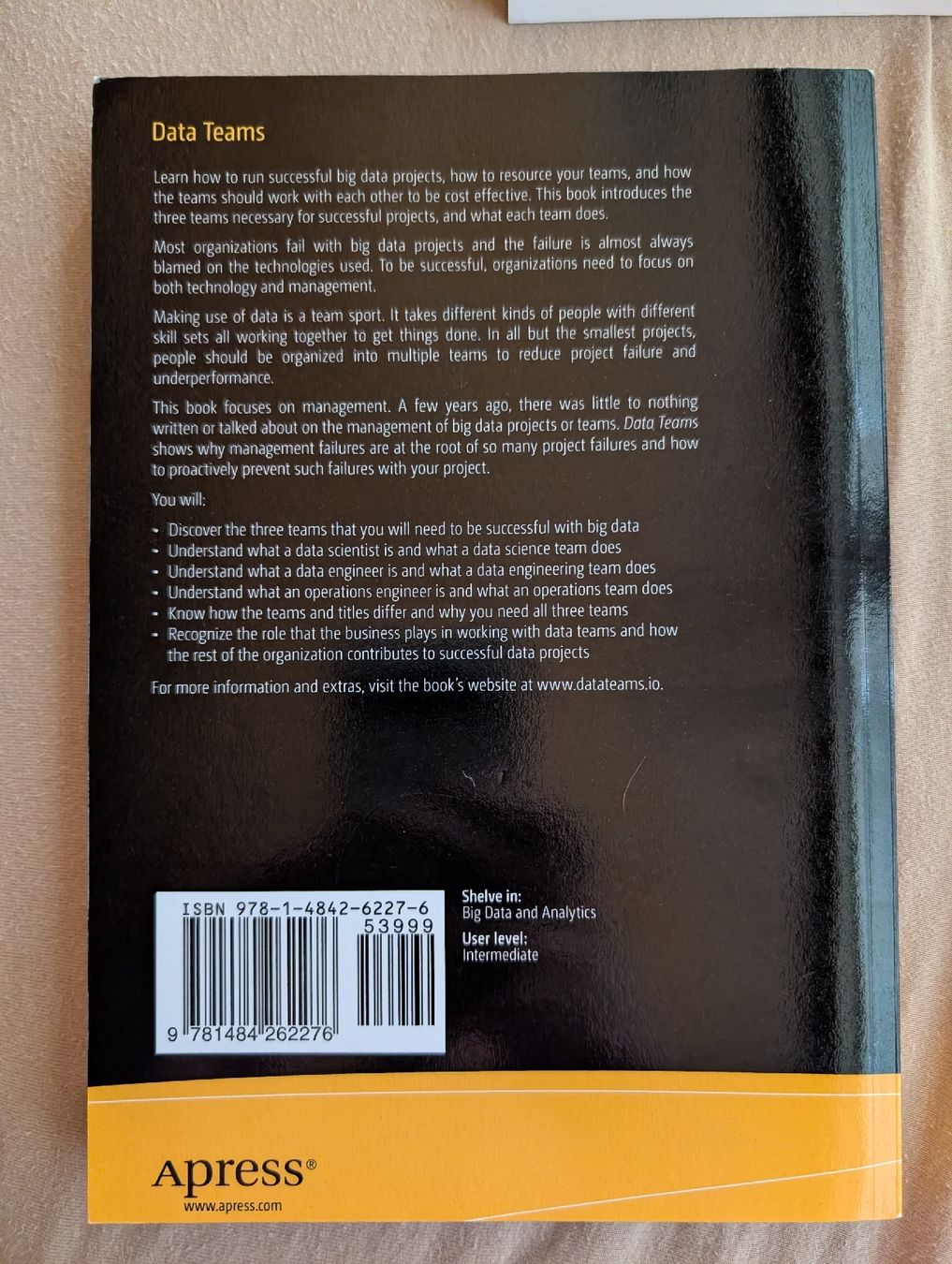 Livres: Data Teams - Jesse Anderson – Neuf (Voir description) à Oberwil-Lieli par stefim 1