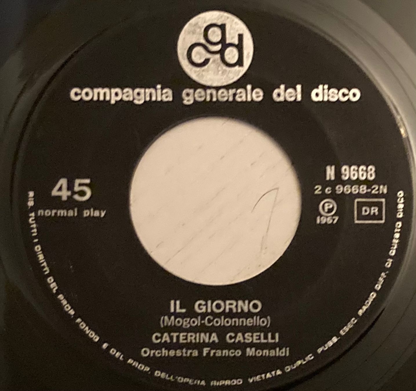 Dischi in vinile: CATERINA CASELLI - SOLE SPENTO – Usato da Poliez-Pittet venduto da Newtown-Records 2