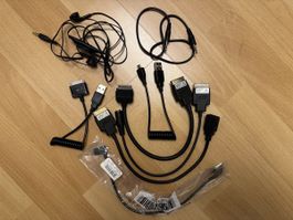 Diverse Mercedes Kabel & Kopfhörer / MI2 auf Ipod, USB, AUX