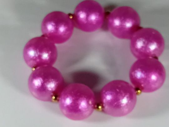 Bracelets: armband modeschmuck,,,,roserot,,elastisch – Neuf (Voir description) à Basel par bij_5hqd