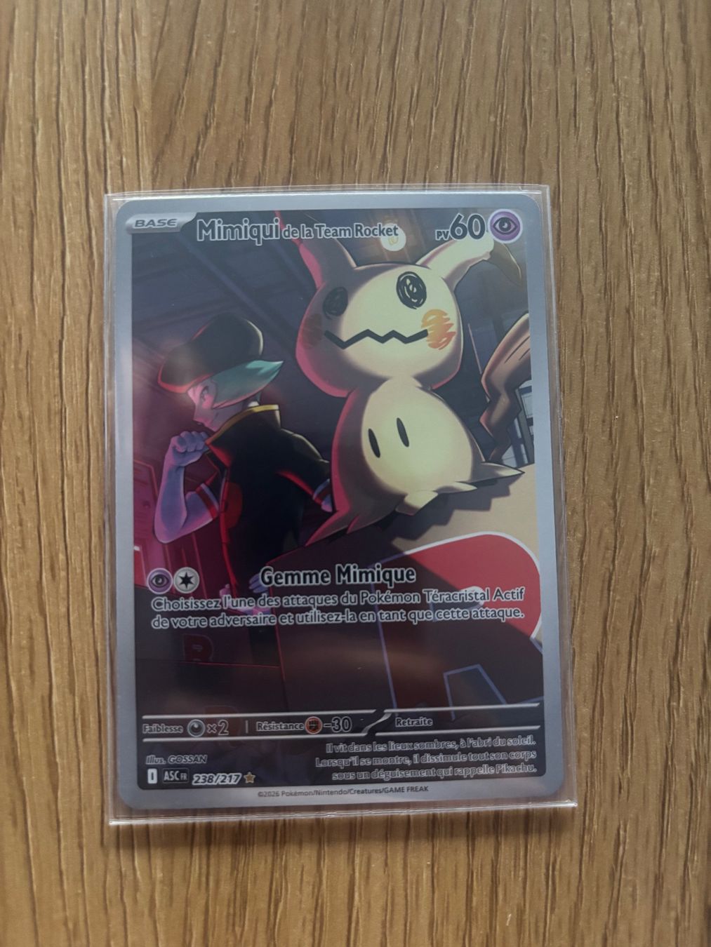 Pokémon Carte collezionabili: ASC 238 - Mimiqui de la Team Rocket – Nuovo (secondo la descrizione) da Grand-Lancy venduto da lin_nk9y
