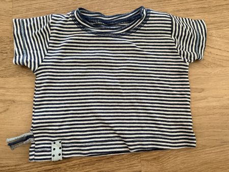 Maritimes Bio-T-Shirt "Pigeon" (Gestreift), Grösse 68