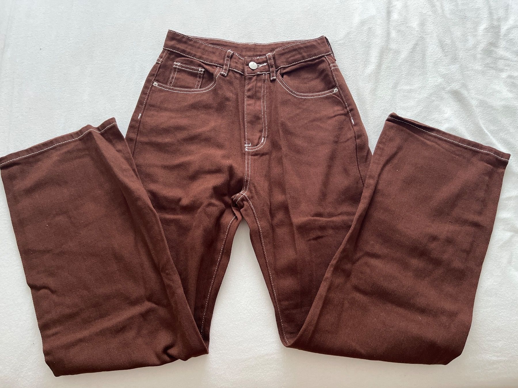 Shein Jeans: Shein Braune Jeans gr XS – Neu (gemäss Beschreibung) aus Adligenswil von Phoenix2017
