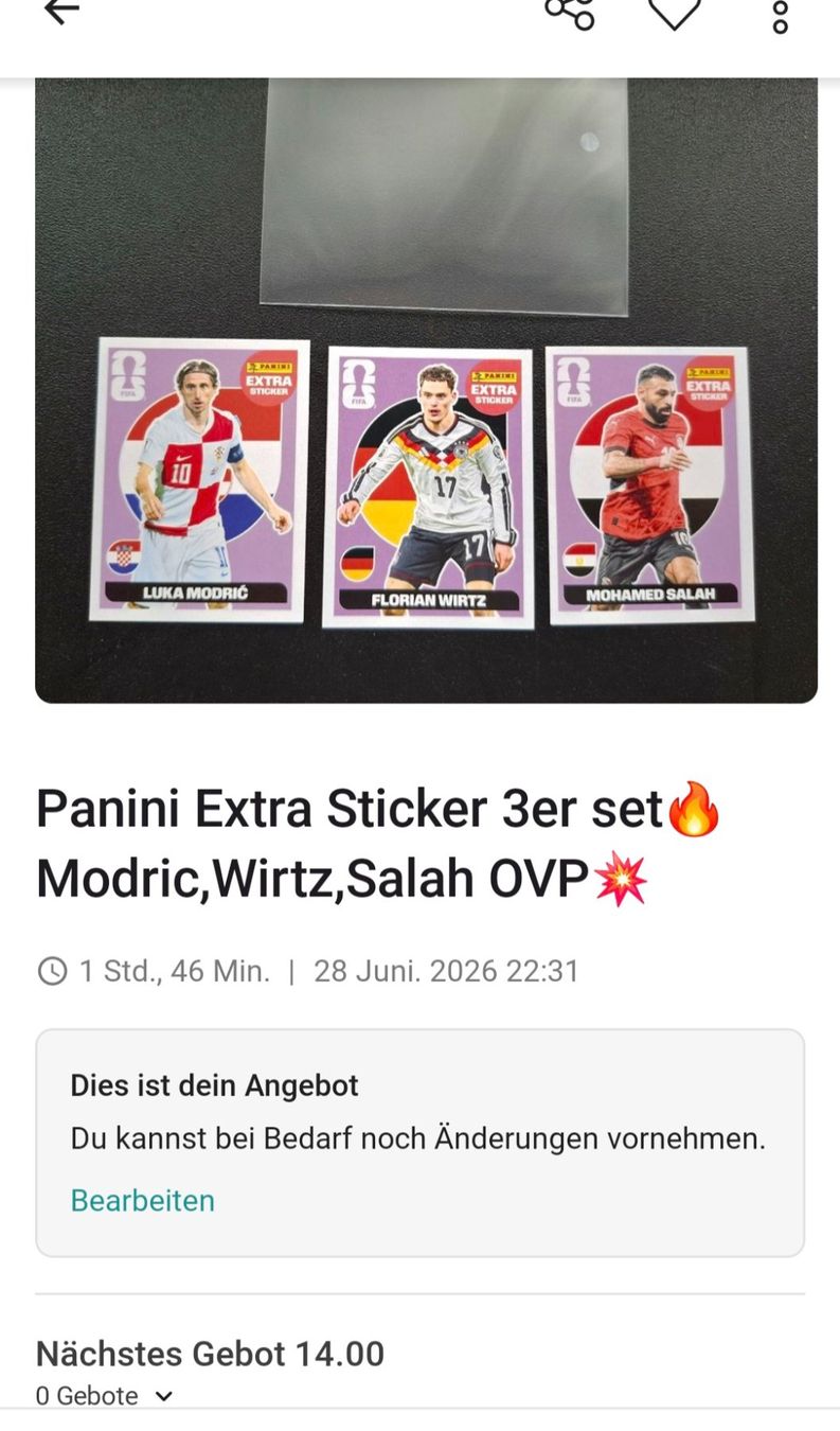 Panini Cartes à collectionner: EXTRA SET – Neuf avec emballage d'origine à Schliern b. Köniz par ahmetugurtokalii 4