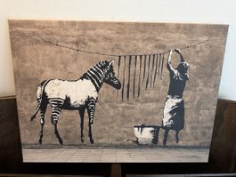 Kunstdruck - Banksy: Washing Zebra Stripes (Timbuktu)