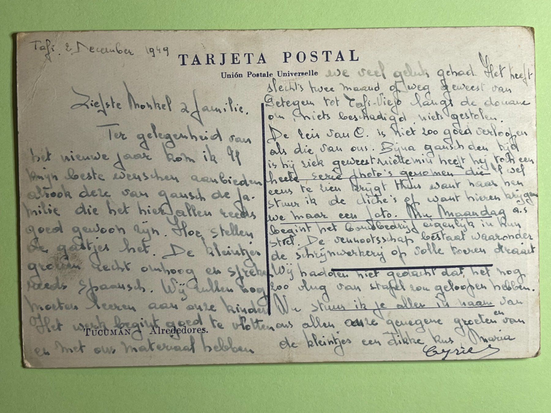 Cartoline postali: Tucuman – Usato da Steg VS venduto da _vinci_ 1