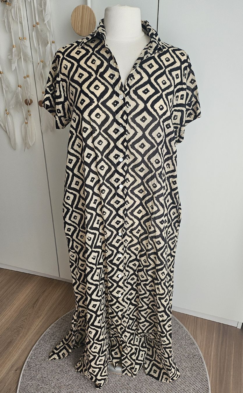 Vestiti: Hemdkleid von Absolut Ibiza 100% Baumwolle – Usato da Allschwil venduto da na.wi.90 1