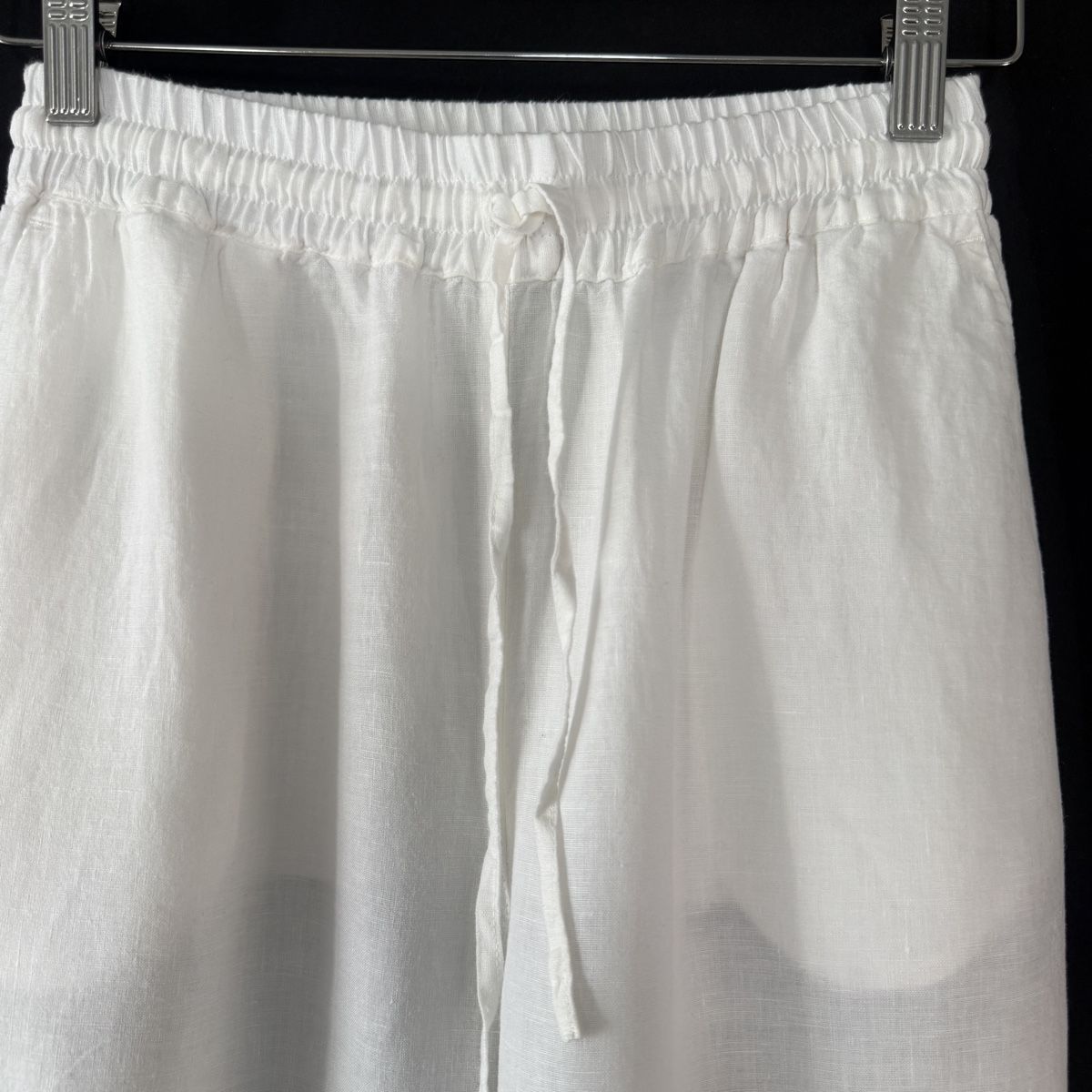 Pantaloni: 120% LINO White Linen Pants – Nuovo (secondo la descrizione) da Emmen venduto da Avviivva_Com2023 2