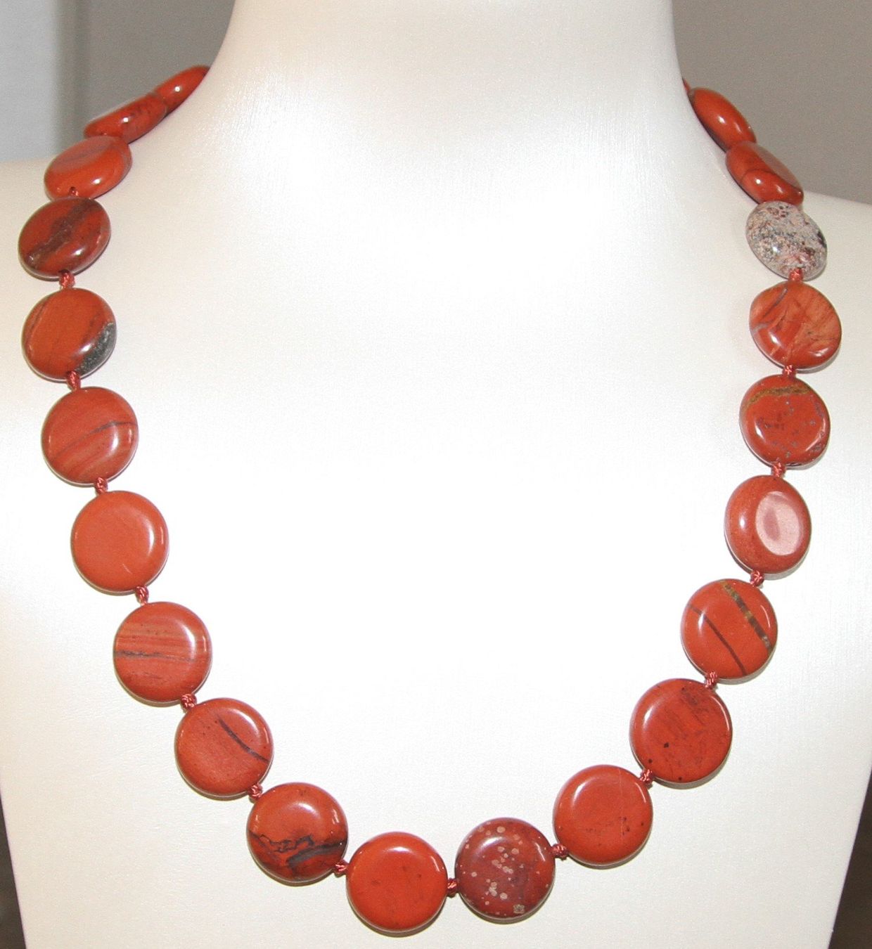 Catenine: NEU: Jaspis Collier Halskette Kette Schmuck – Nuovo (secondo la descrizione) da Matten b. Interl venduto da EdelsteineInterlaken 4