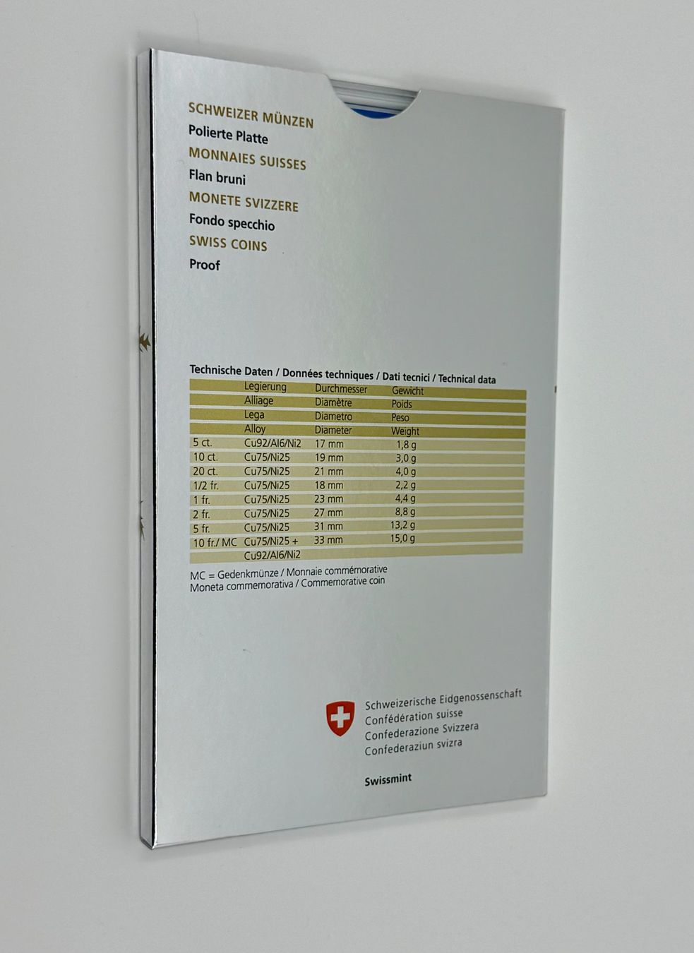 Alle Münzen: Münzsatz Schweiz 2018 "Silberdistel" - Polierte Platte – Neu und originalverpackt aus Sempach von alsas 2