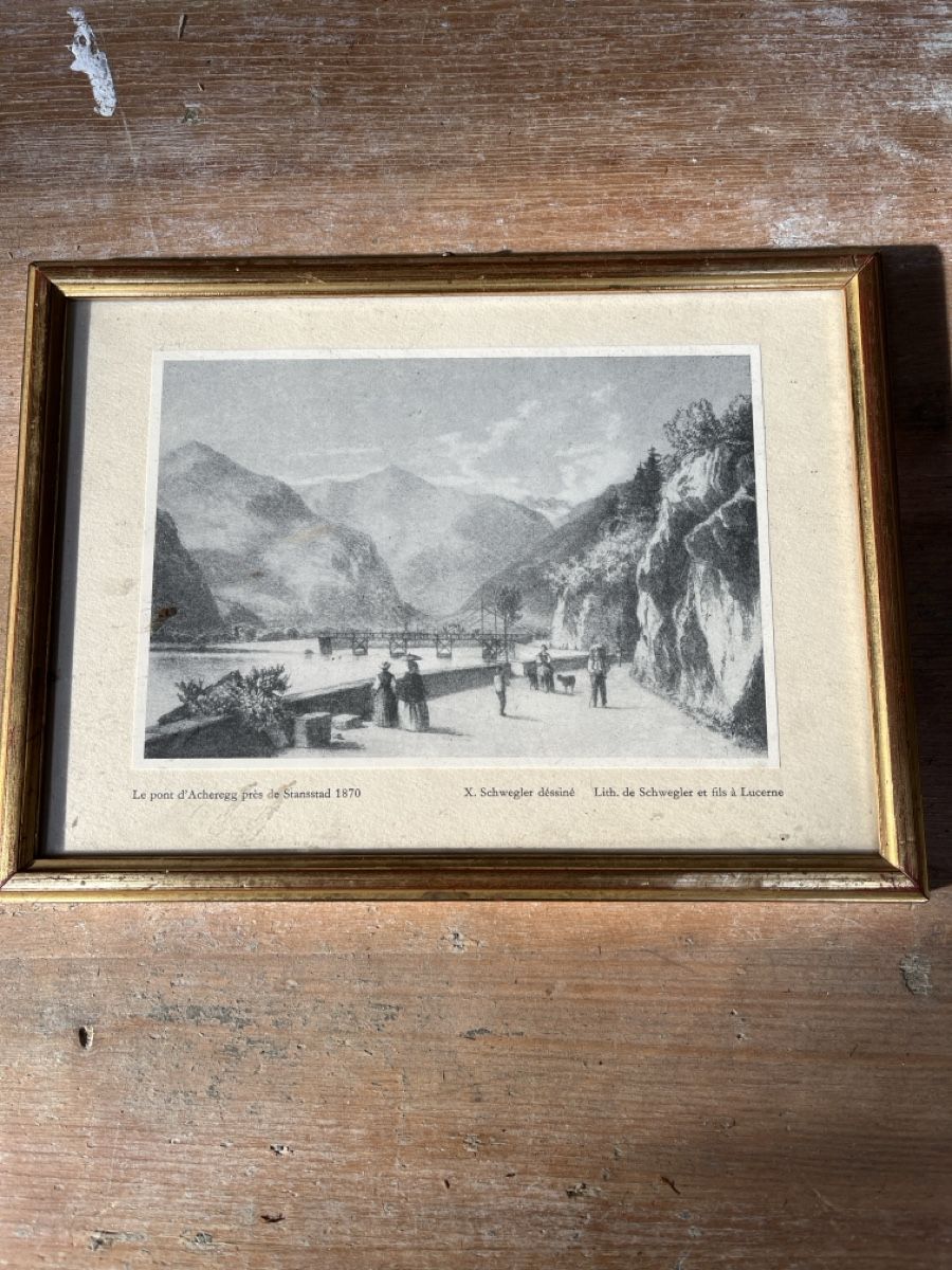 Incisioni: Bild Acheregg bei Stansstad, 1870 – Usato da Wiggen venduto da Zauber_fee