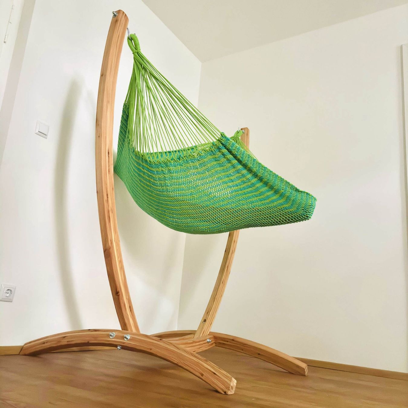 Poltrone pensili da giardino: MacaMex Netz-Hängesessel-SET oasis Baumwolle – Nuovo e nell'imballaggio originale da Tulln venduto da HaengemattenShop 2