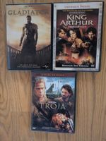 DVD-Kollektion: Gladiator, King Arthur, Troja