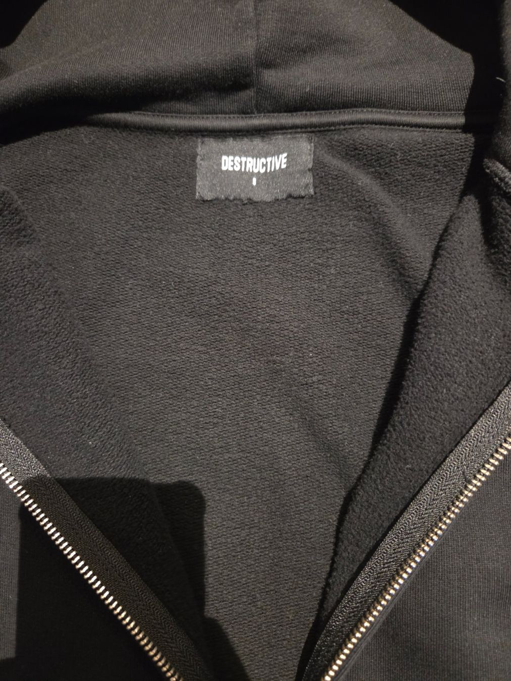 Pullover & Sweatshirts: Destructive Cropped Zip Hoodie – Neu (gemäss Beschreibung) aus St. Gallen von nico.schmid95 2