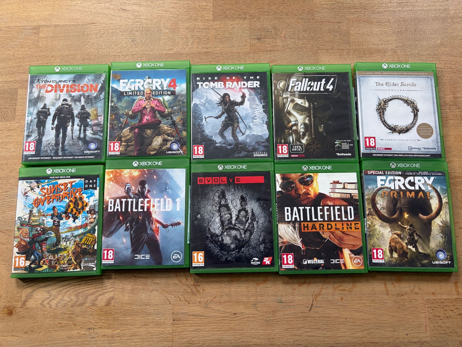 Giochi: 10 Xbox One Games Bundle – Fallout 4, Far Cry, Battlefield.. – Usato da Märstetten venduto da fury_psg