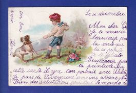 ENFANT - Jeune garçon avec son chien