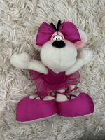 Plüschfigur Diddl Maus Ballerina pink guter Zustand