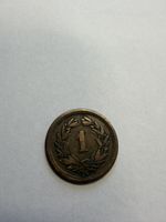 Helvetia 1 Rappen 1894 Münze Kupfer gute Erhaltung