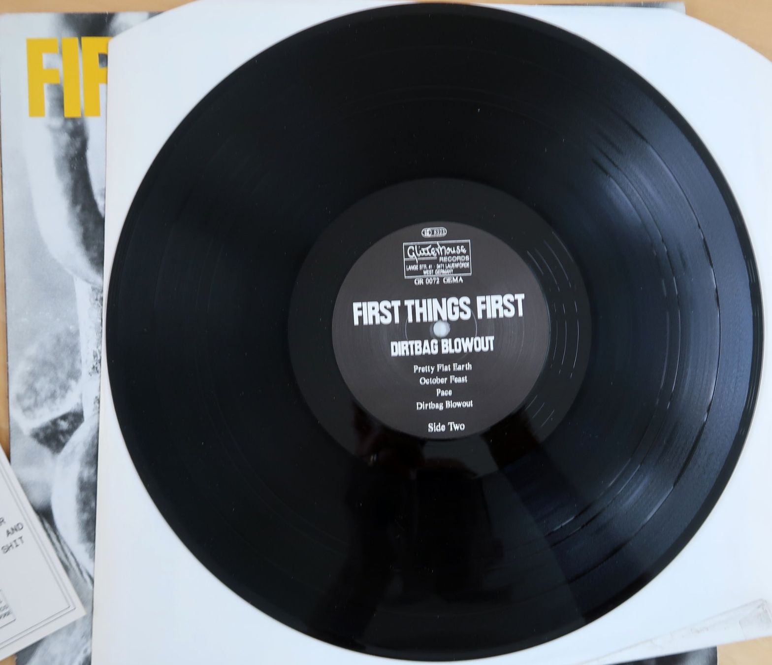 Schallplatten: FIRST THINGS FIRST - DIRTBAG BLOWOUT (LP ) – Gebraucht aus Hedingen von Studers 3