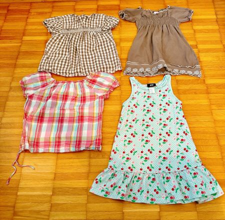 Kleiderpaket Sommer, Mädchen, Gr.98/104