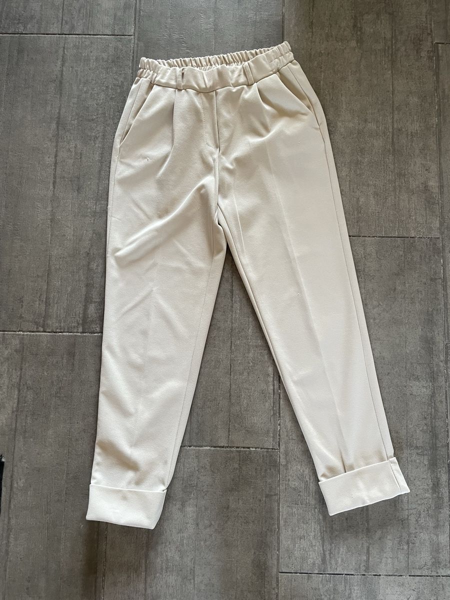 Pantalons: Pantalon classique blanc taille S  – D'occasion à Fully par thg_dcv9