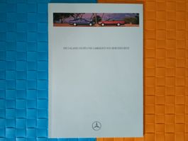 MERCEDES E CABRIO / E COUPÉ 1994 / C124 / C 124 - Prospekt