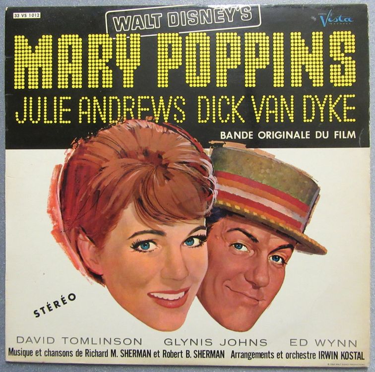 LP Walt Disney's Mary Poppins - Julie Andrews, Dick Van Dyke | Kaufen ...