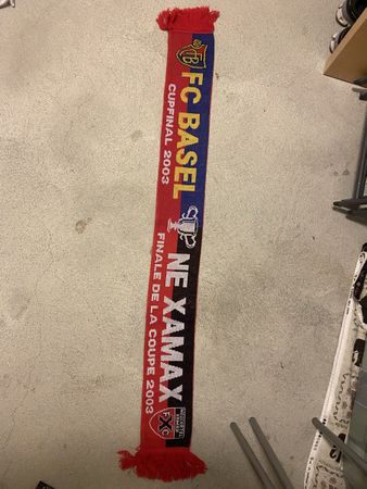 FC Basel Cupfinal Schal Saison 2003 - Sammlerstück!