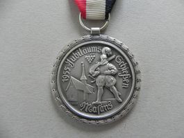 Medaille Auszeichnung Schützenfest Malans GR Graubünden 1955