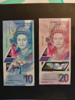 Eastern Caribbean Lot: 10 und 20 Dollars UNC