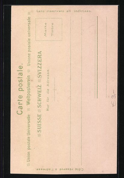 Cartoline postali: Zug, Trachtenfrau mit Rechen, Sichel und – Usato da Berlin venduto da bartko-reher 1