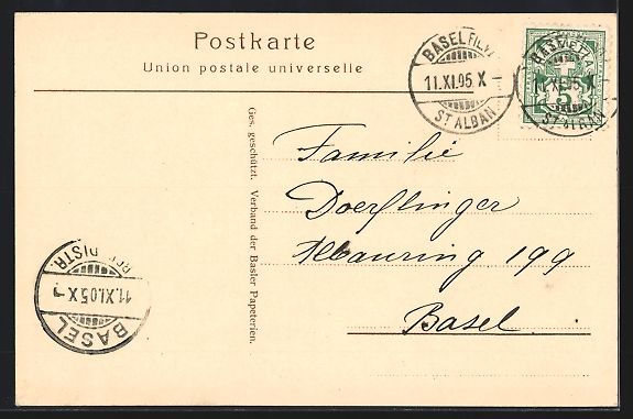 Cartes postales: Basel, Einweihung der mittleren Rheinbr – D'occasion à Berlin par bartko-reher 1