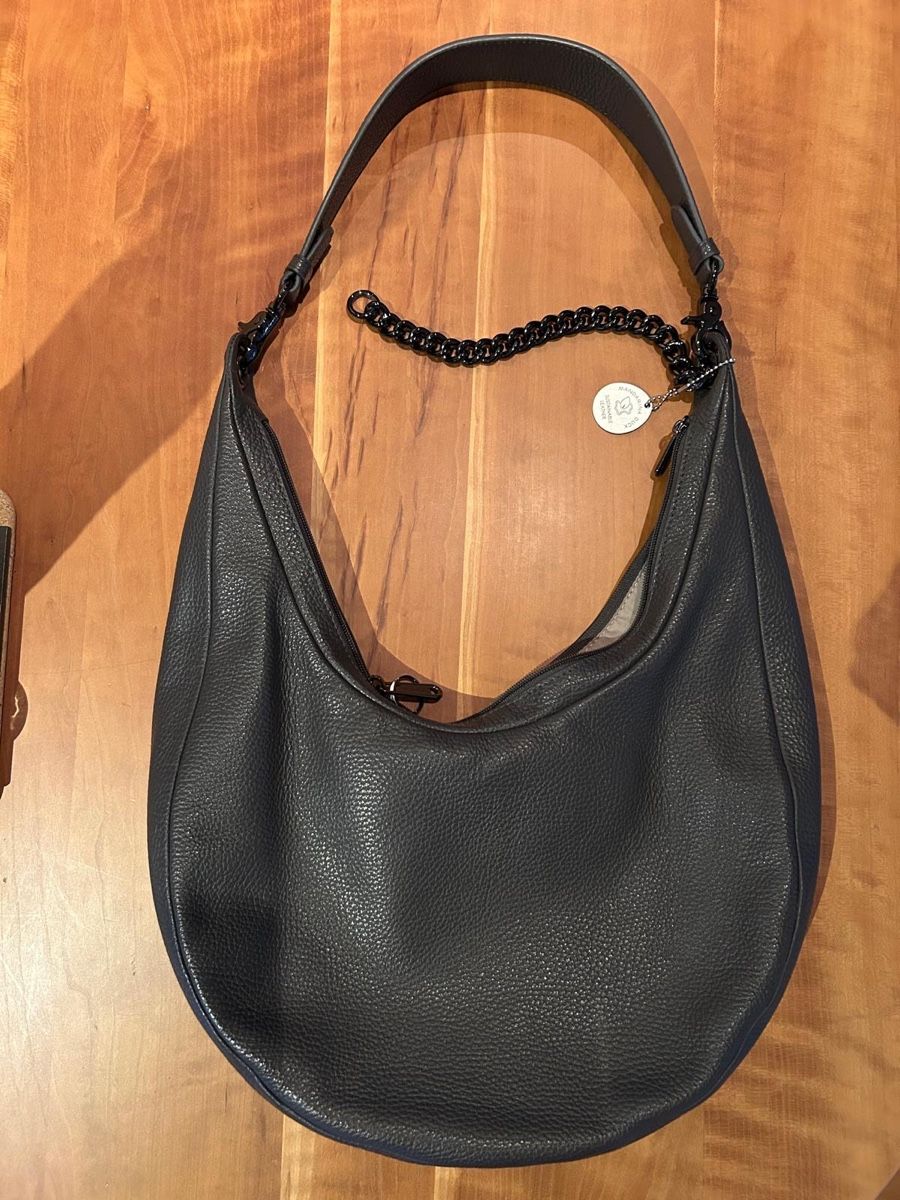 Borse da donna: Graue  Echtledertasche mit Kette - Ungebraucht – Nuovo (secondo la descrizione) da Neukirch (Egnach) venduto da sil_88cz