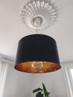 Hängeleuchte schwarz/gold
