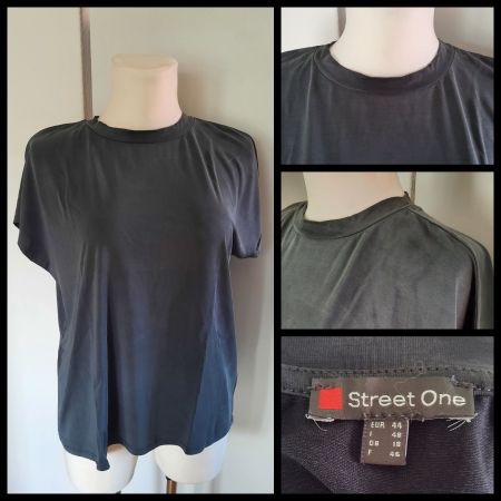 ***STREET ONE*** Shirt grau Gr. 44