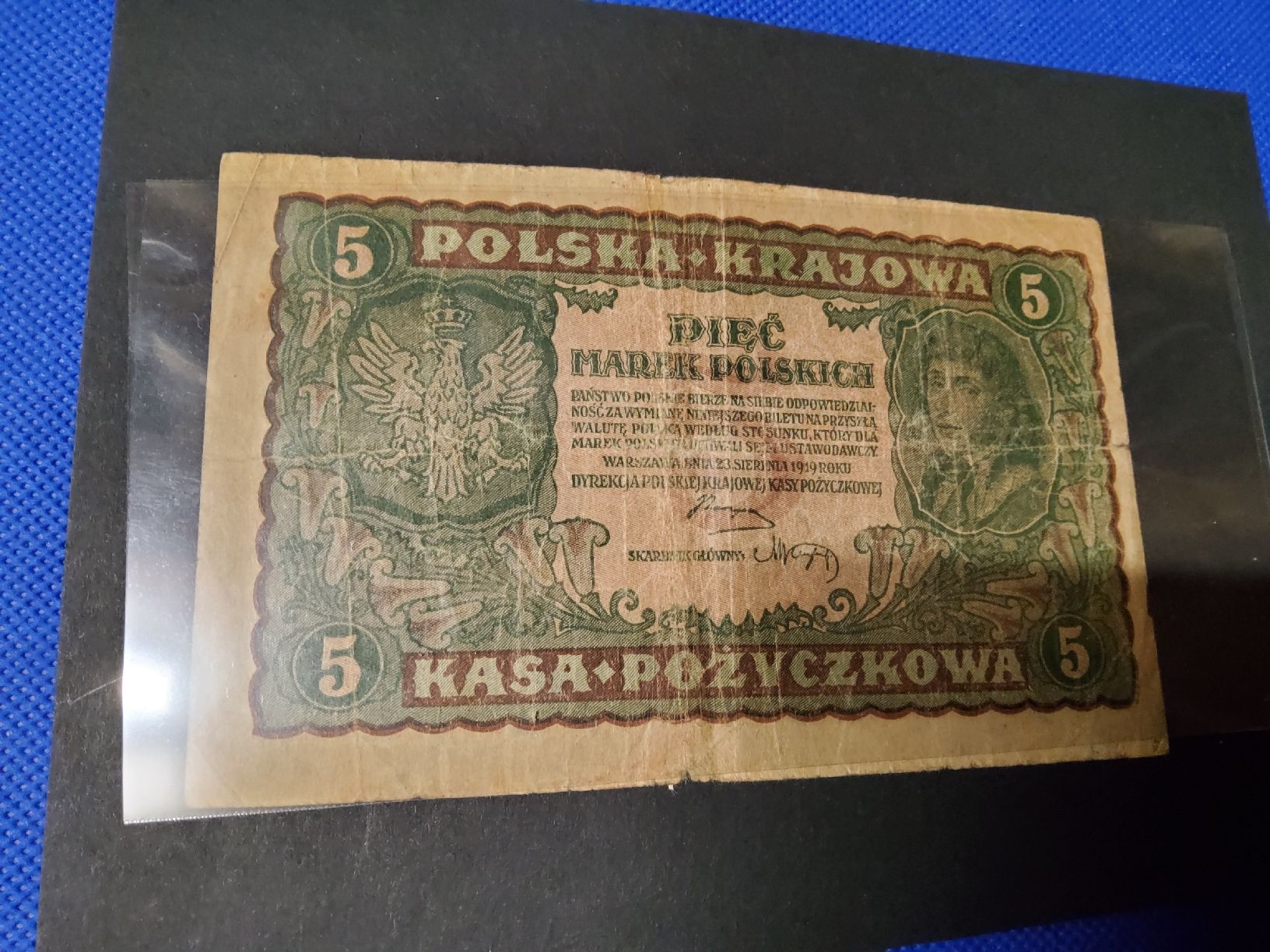 Banconote: Banknote Polen 1919 – Usato da Herisau venduto da Nluanalucas