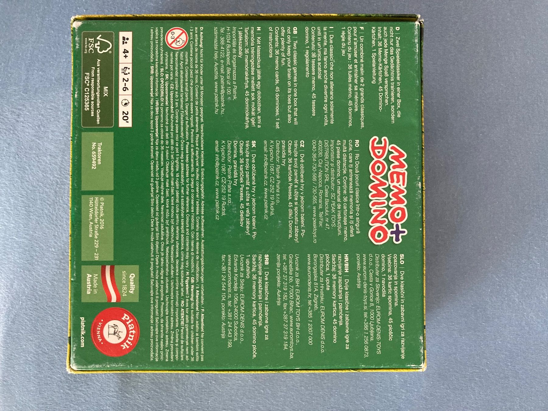 Giochi: Memo und Domino – Usato da Bülach venduto da Stellina72 2