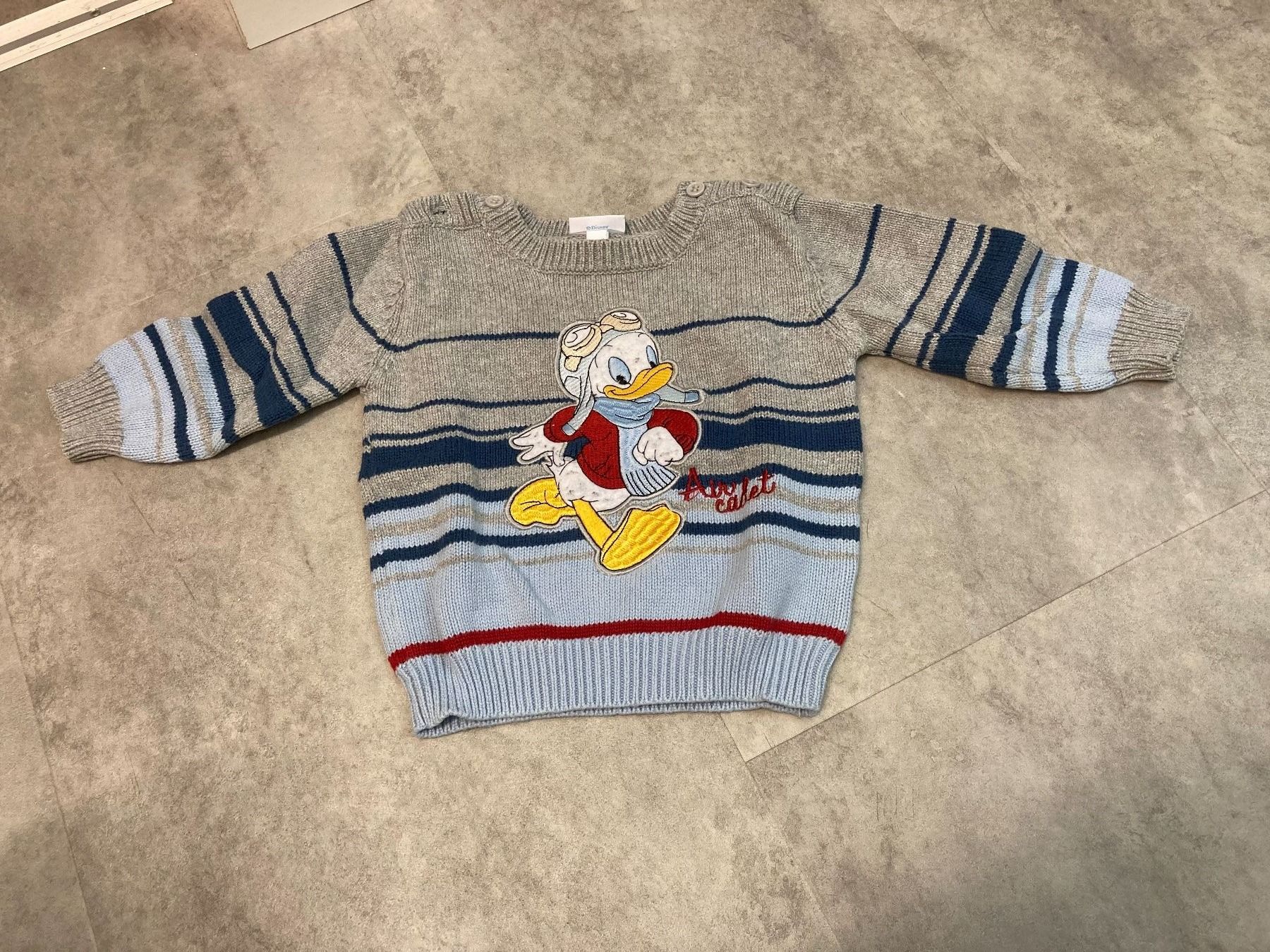 Maglioni & Felpe: Strickpullover, Pullover Donald Duck, Gr. 74 – Usato da Aetingen venduto da Nadinsky
