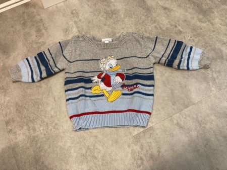 Strickpullover, Pullover Donald Duck, Gr. 74