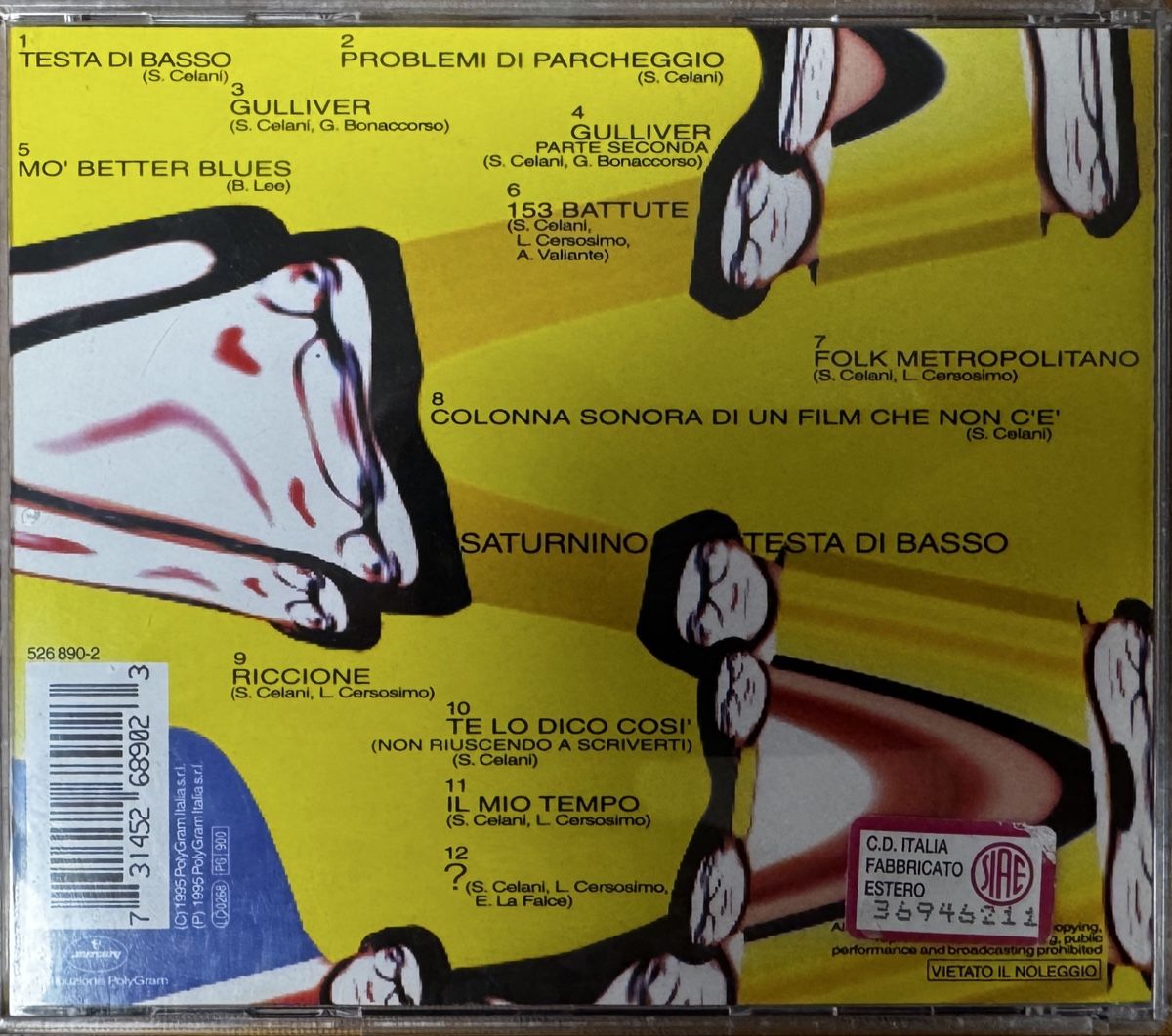 CDs: CD Saturnino - Testa Di Basso – Gebraucht aus Zürich von tomakomai 1