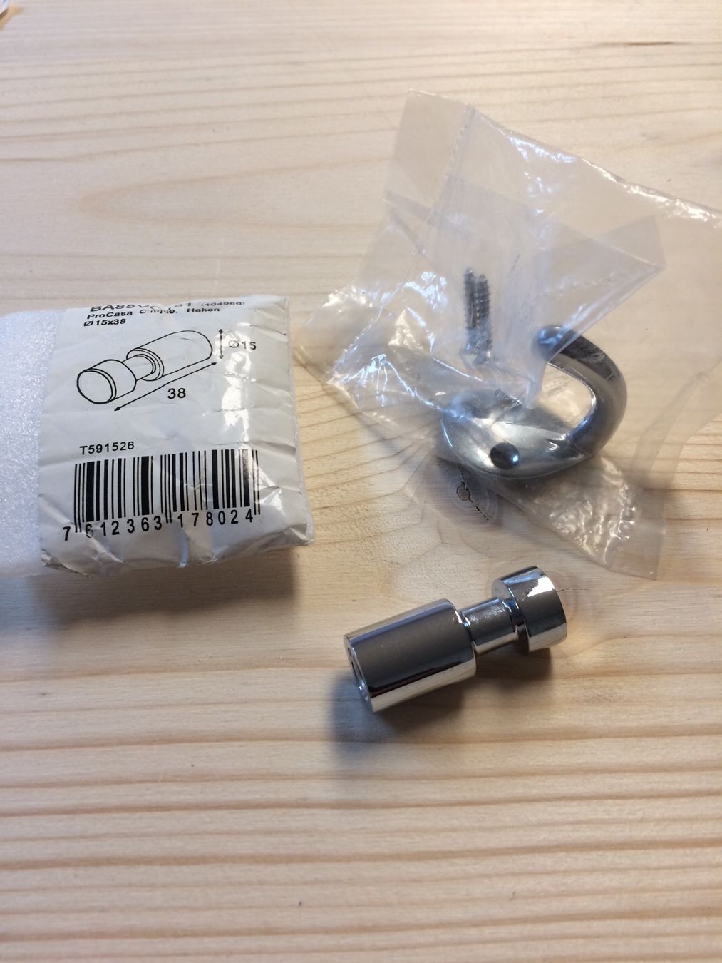 Ferramenta: Haken 2x – Nuovo e nell'imballaggio originale da Diepflingen venduto da ska 1