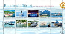 BINNENSCHIFFFAHRT AUF SCHWEIZER GEWÄSSER **POSTFRISCH**-EH48