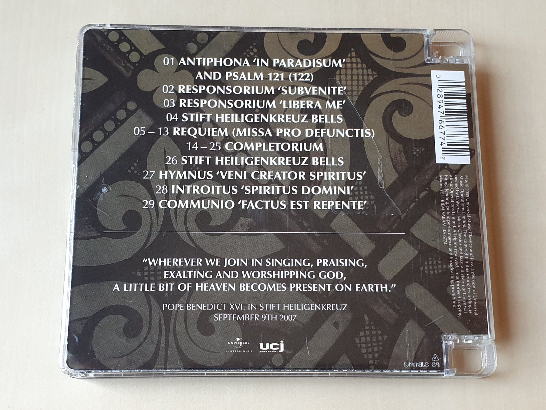 CD: Chant Music for Paradise – Usato da Stansstad venduto da collectorsshop 1