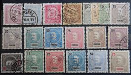 FUNCHAL Portugal Kolonie ex. Kat. 2-31 */(*)/gest. 1892/1905