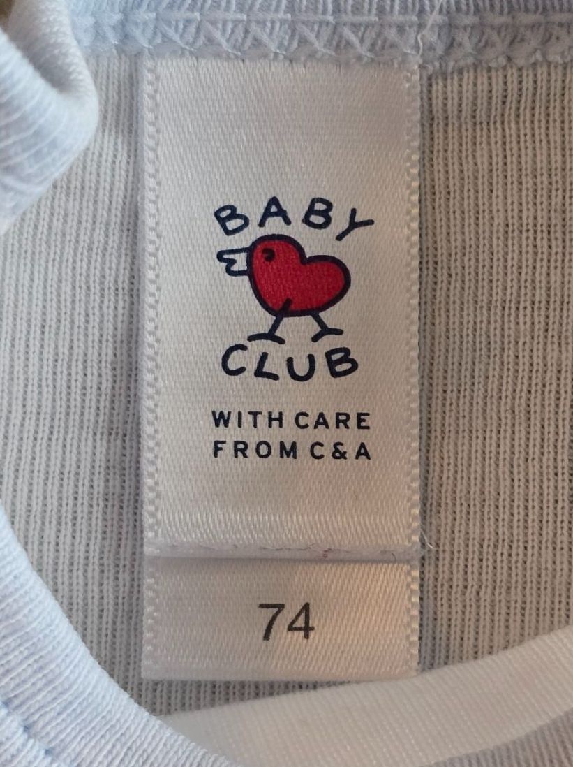C&A Unterwäsche: 2 süsse Baby Bodys, Gr. 74, C&A – Gebraucht aus Teufenthal AG von thuzsu 1