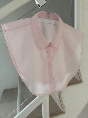 Blusenkragen Krageneinsatz Damen rosa neuwertig