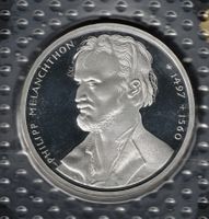 in Folie eingeschweisst 10 DM Silbermünze 1997  Melanchthon