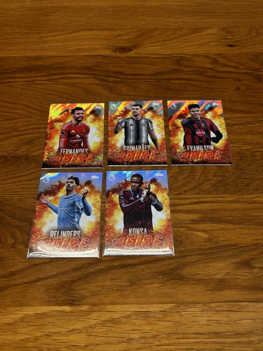 Topps Sammelbilder & Trading cards: Topps | Premier League 26/27 | On Fire Insert Set – Neu (gemäss Beschreibung) aus St. Gallen von NPC_mit_Twint