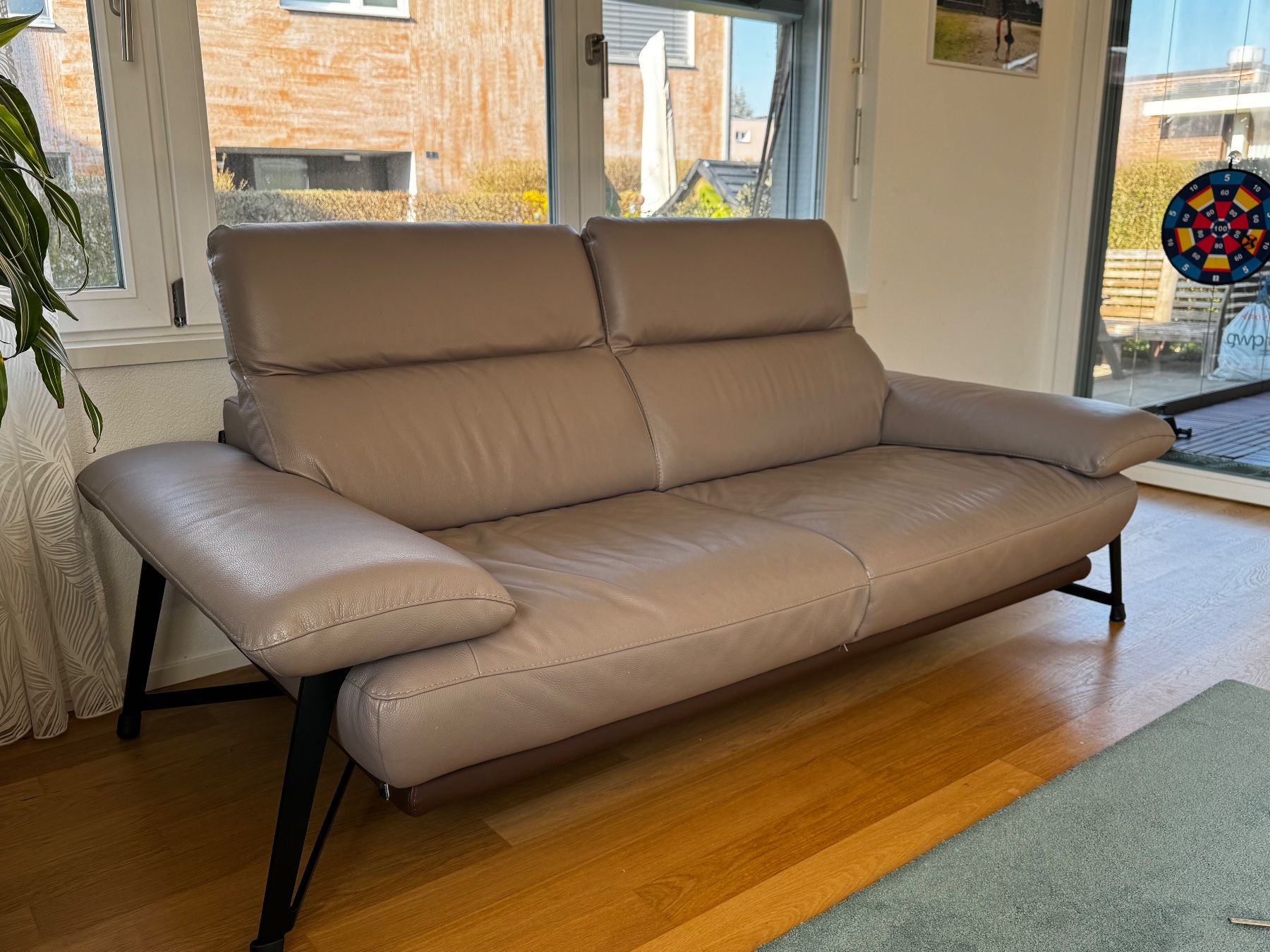Divani: Zweiteiliger Sofa aus echtem Leder – Usato da Pfäffikon ZH venduto da dam_2wvg 2